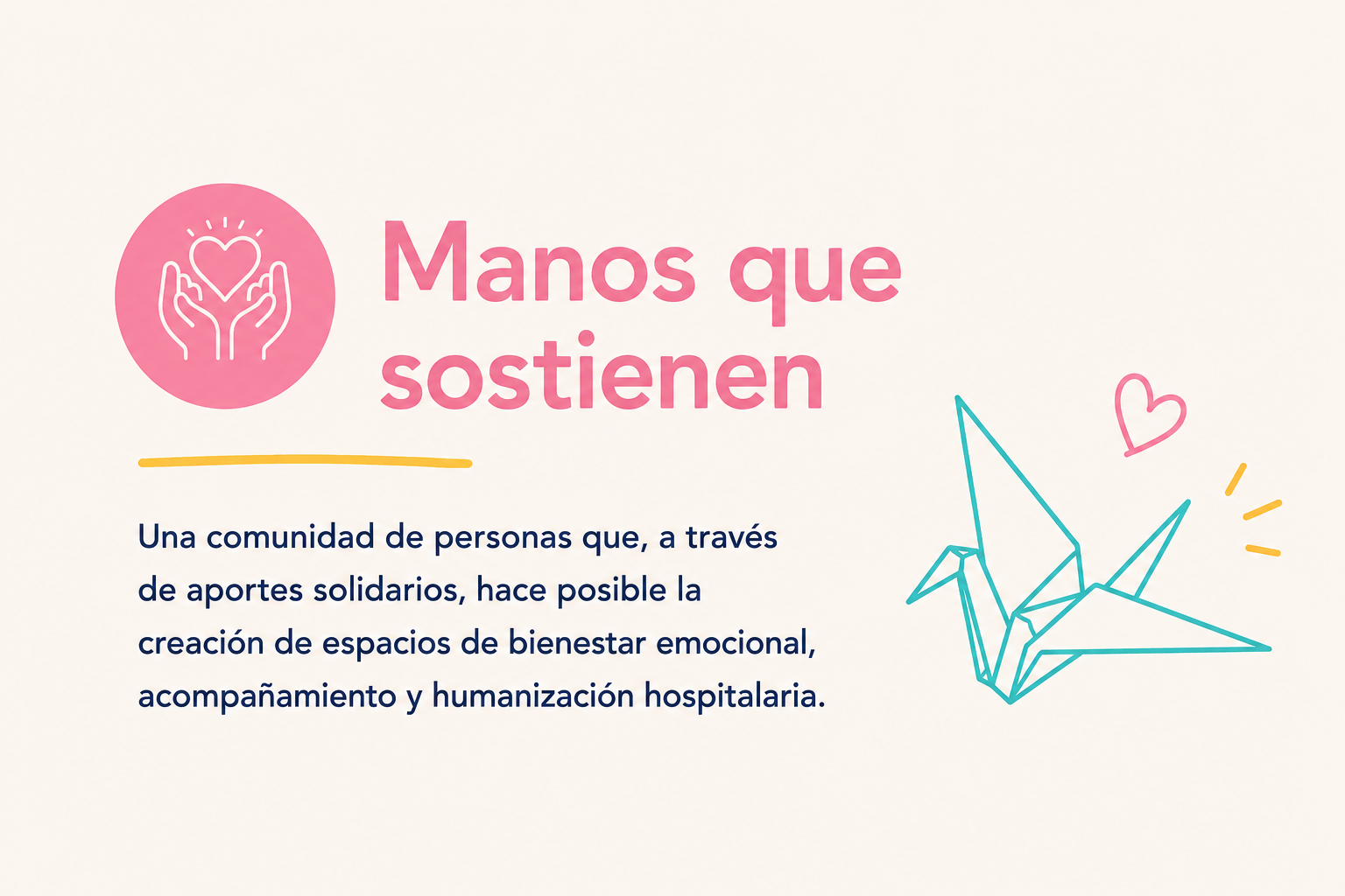 manos que sostienen